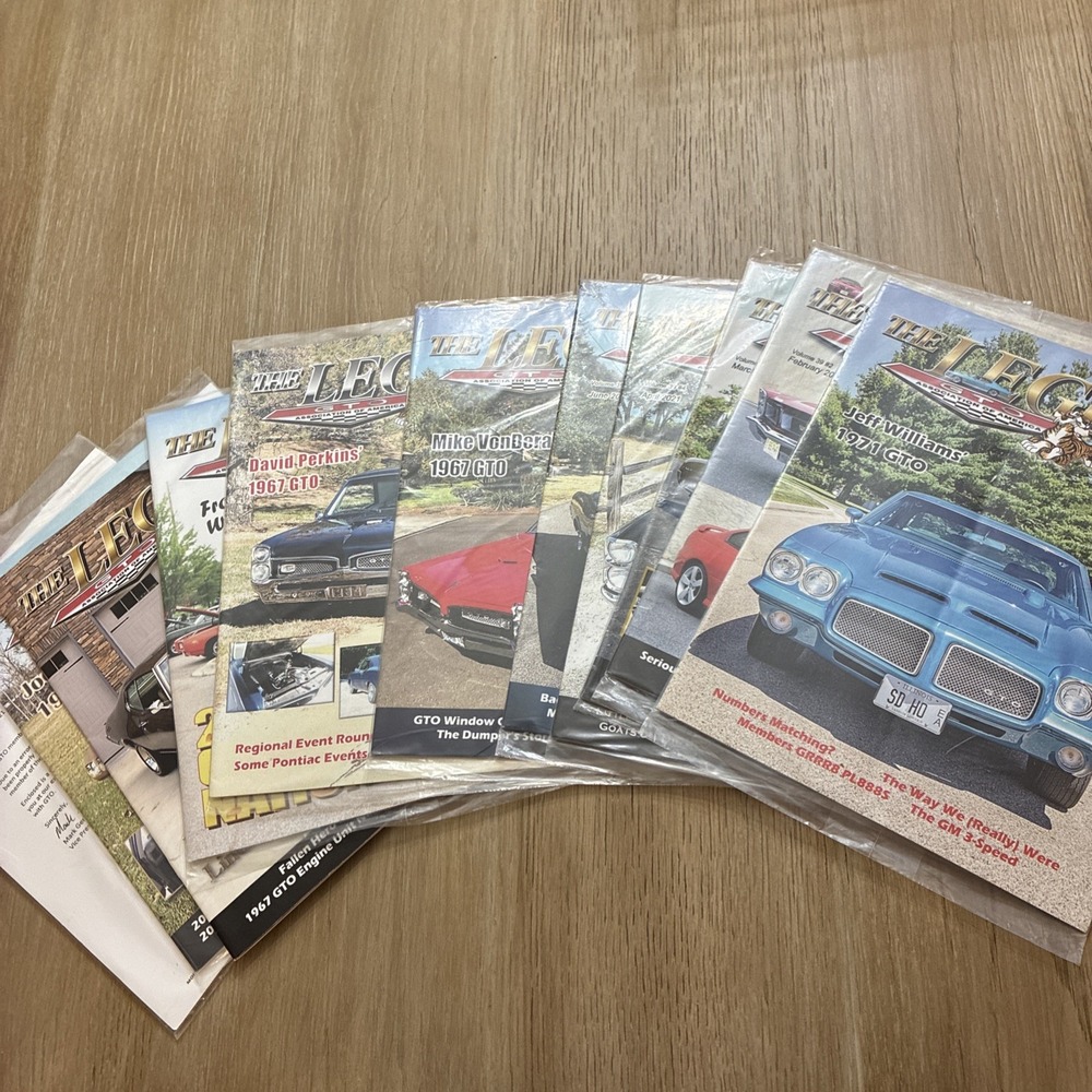The Legend GTO Magazine 11 Issues Jan-Dec 2020 10 Sealed In Plastic Missing May